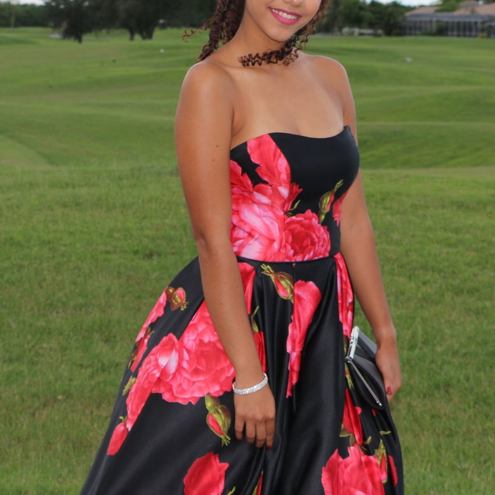 Floral Prom Dress